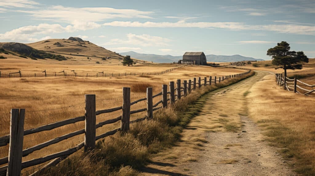 Cerca em divisa rural